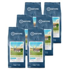 Kaffepro Morning Bloom - Kaffepaket: 6 x 1kg Kaffebönor - 6 x 1kg