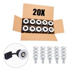 Infälld Utomhus Spotlight | Matt Vit | Inkl. GU10 LED Lampa | 230V | VENTA | 20 St. paket