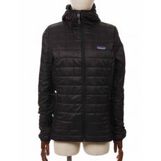 Women's Nano Puff Hooded Jacket - Black