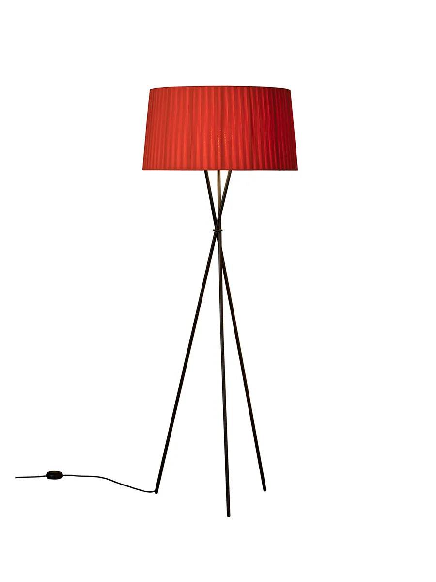 Tripode Gulvlampe fra Santa and Cole, red-amber (G5) - Jacobsen Plus