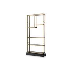 Corrado I hylla borstad mässing - Guld / Svart (W. 114 | D. 35 | H. 240.5 cm)
