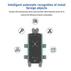 Motorcycle Wireless Phone Mount Charger Waterproof Shockproof Motorcycle Phone Holder with Wireless