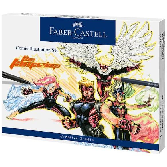 Fiberpenna Pitt Artist Manga Set 15delar