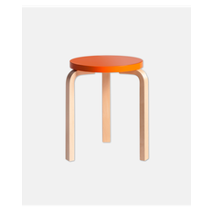 Artek - Alvar Aalto stool 60 orange - PÅ LAGER