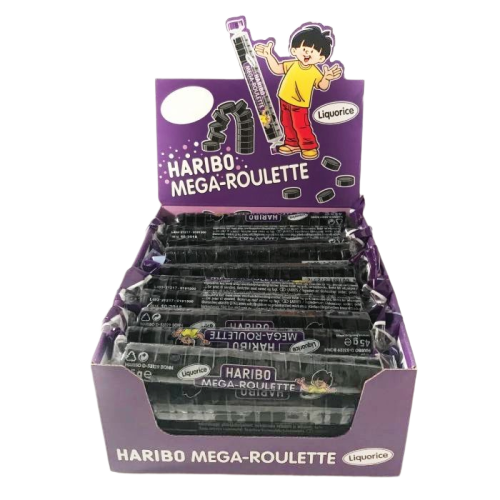 Haribo Mega Roulette Lakrids - 40 stk.