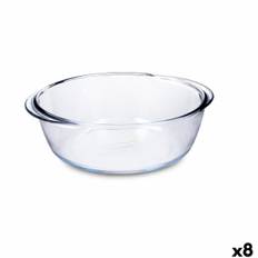 Pyrex Airfryer Serveringsfat - Transparent Glas, 26 cm, 2,3 L (Set om 8)