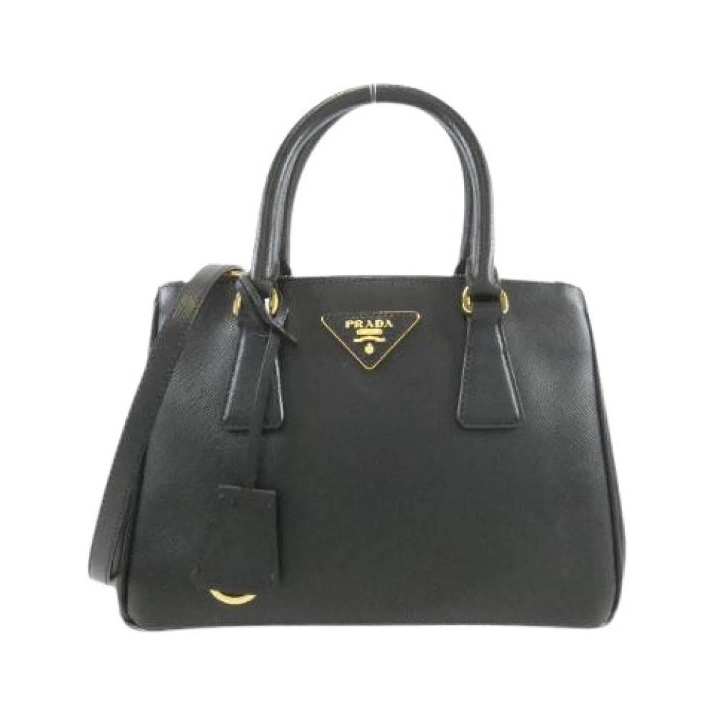 Prada Vintage Pre-owned Saffiano Lux Bag - Vintage - Dame - Sort - ONE SIZE - Uld