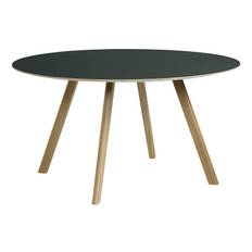 Copenhague Table CPH25 - Water Based Lacquered/Green Linoleum