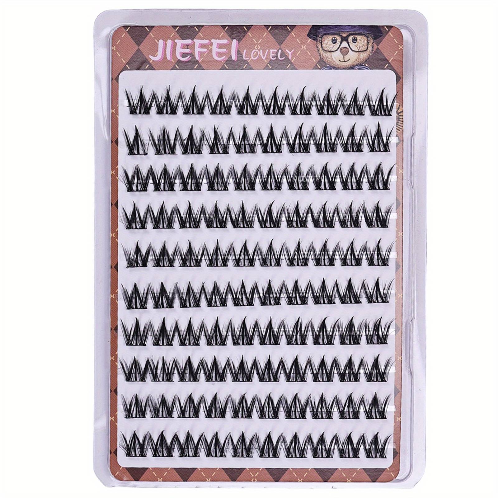 Glue-free Thick Natural Curling Self-adhesive False Eyelashes -shaped Design For Eyes