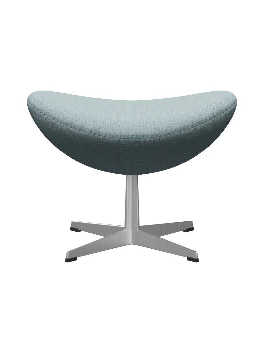 3127 Fodskammel til Ægget af Arne Jacobsen stofgr. 2 Fiord / 721 Light Blue-Stone - Jacobsen Plus