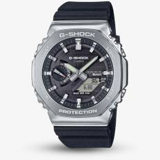 Casio G-Shock Metal Covered 2100 Black &amp; Silver Watch GBM-2100-1AER