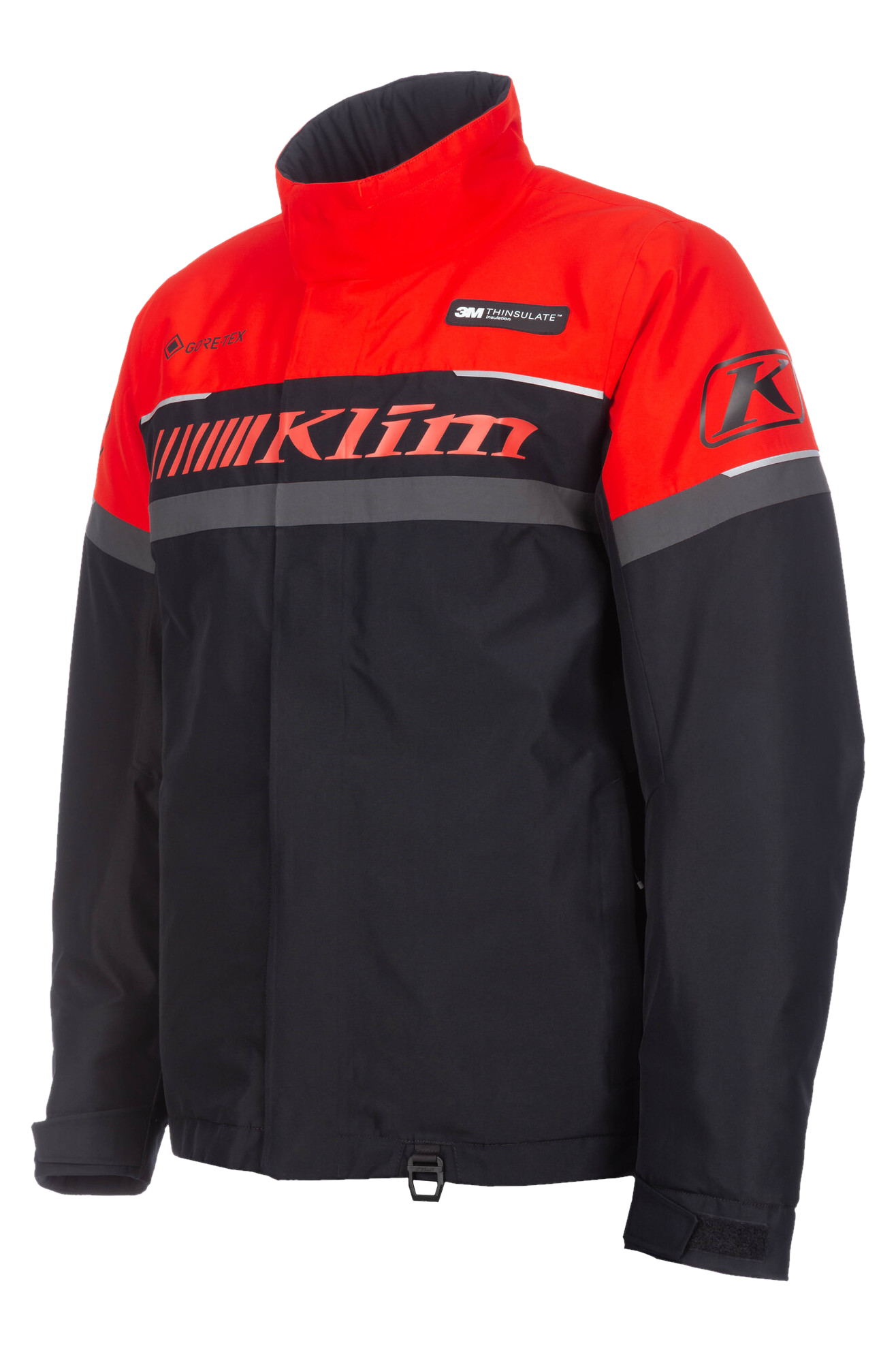Snejakke Klim Kaos Fiery Red/SortL - Sort - L