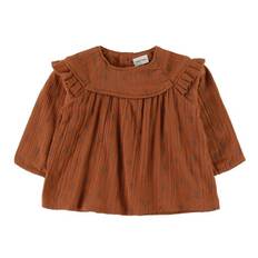 Mini A Ture Tröja - Cenia - Leather Brown - Mini A Ture - 68 - Tröja