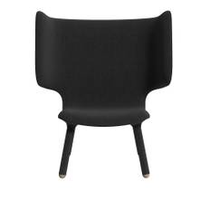 New Works - Tembo Lounge Chair, Klädsel: Kategori C - Hallingdal 65 180|Tyg - Fåtöljer - Noergaard & Kechayas - Svart - Metall/Trä/Skum