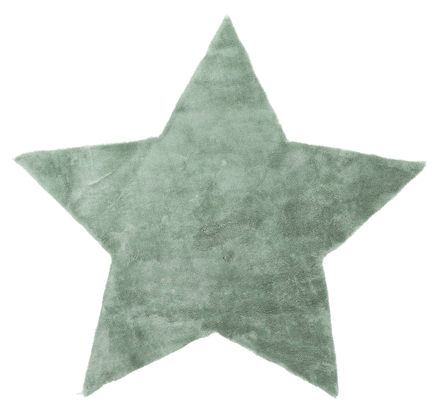 Barnmatta - Aranga Super Soft Star (grön) (Storlek: Ø 160 cm)