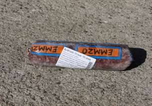 Emmzo BARF Oxkött 90% Lever 10% 500g