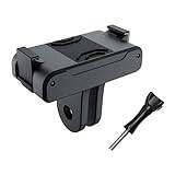 JOYSOG Action 5 Pro actionkamera magnetisk adapterfäste för DJI OSMO Action 3/Action 4/Action 5 snabbfrigörande adapter med anslutningsadapter förlängningsbastillbehör