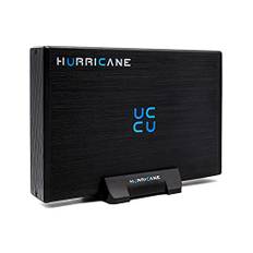 HURRICANE GD35612 Externe Festplatte 6TB, 3,5" USB 3.0 Speicher mit Netzteil für PC, TV, Ps4, Ps5, Xbox Laptop, kompatibel mit Windows Mac Linux