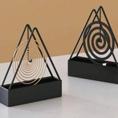 1pc Incense Burner, Incense Tray, Iron Triangle Mosquito Coil Stand, Convenient, Simple, Easy To Handle, Creative Home Mosquito Coil Box