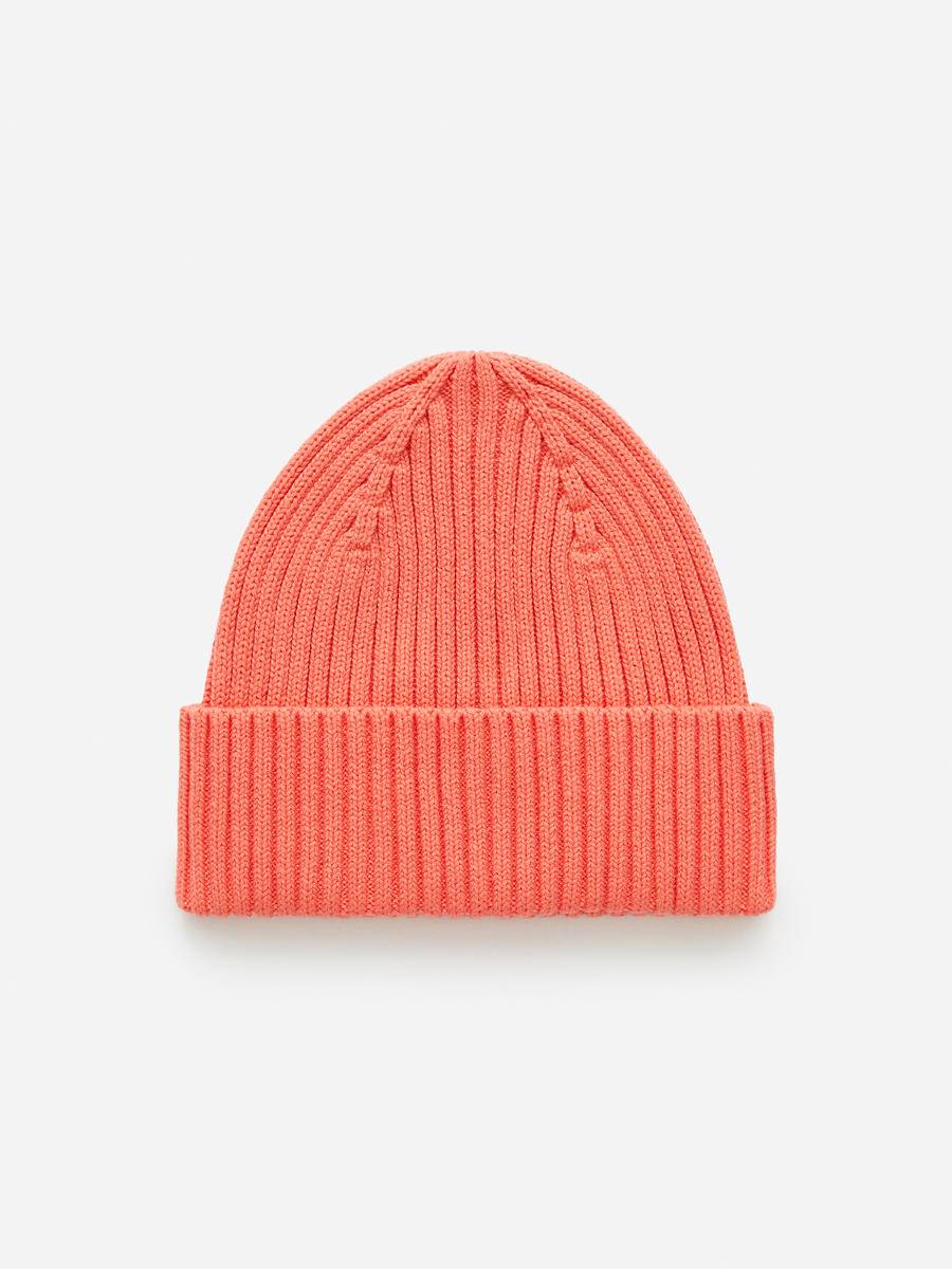 ARKET Rib-Knitted Beanie -Orange, 86/110