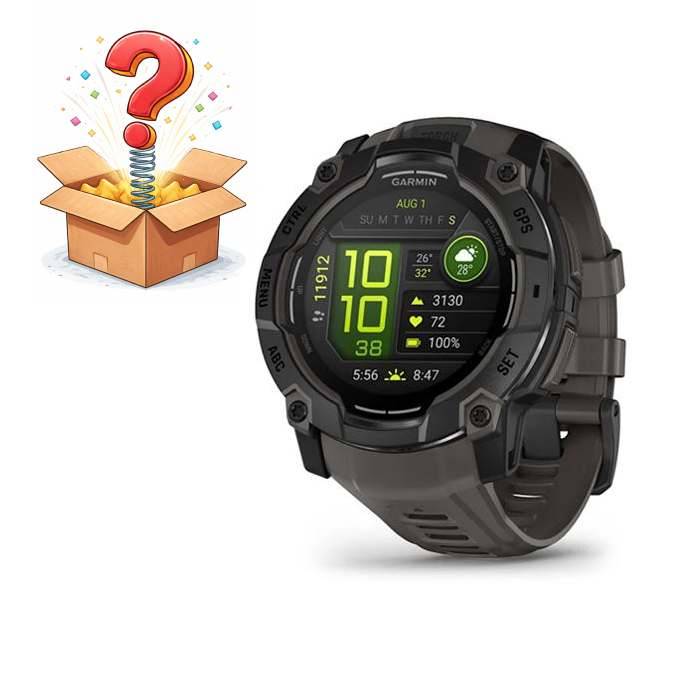 Garmin Instinct 3 – 50mm AMOLED Svart