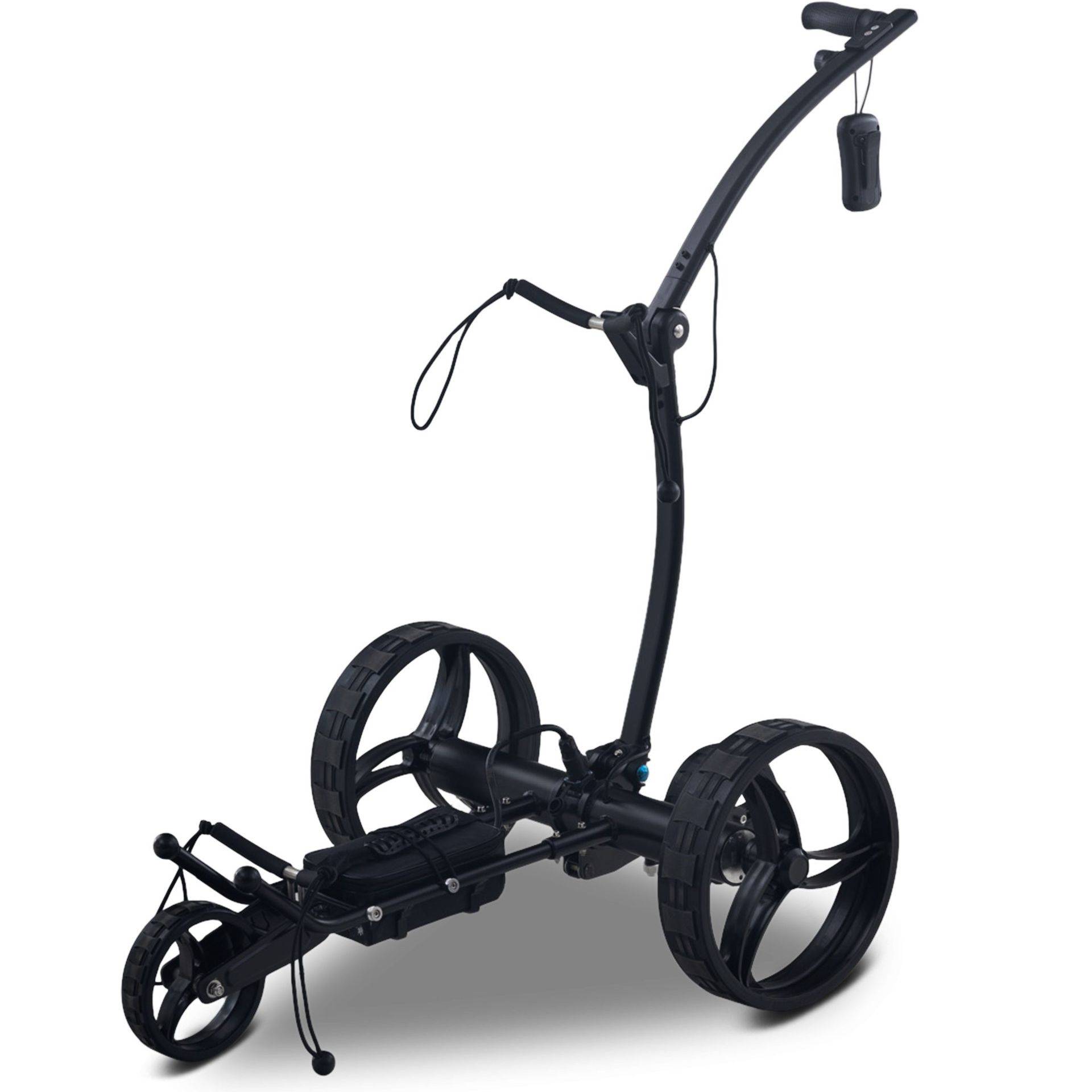 Golfvagn elektrisk | Lyfco Go Plus 36 hål - Sportredskap & sportutrusning Svart Metall