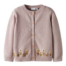 Name It Cardigan - Strik - NmfKanja - Burnished Lilac - Name It - 7-8 år (122-128) - Cardigan