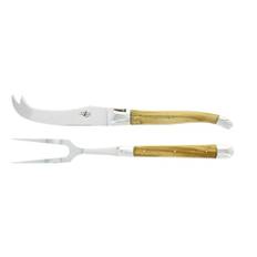 Ost-set, Handtag av Oliv, blank, Tradition - Forge de Laguiole