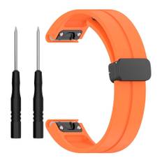 Garmin Fenix 7X 26mm klockband med verktyg - Orange