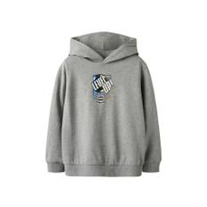 Name It Hoodie Grå Meleret Med Fifa Level Up Print - Str. 9-10y 134/140cm
