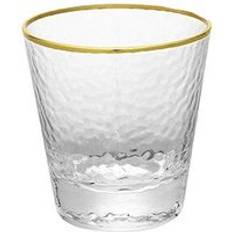 Guldkant kristallglas vinkopp öl steins kopp kaffekopp bar drinkware