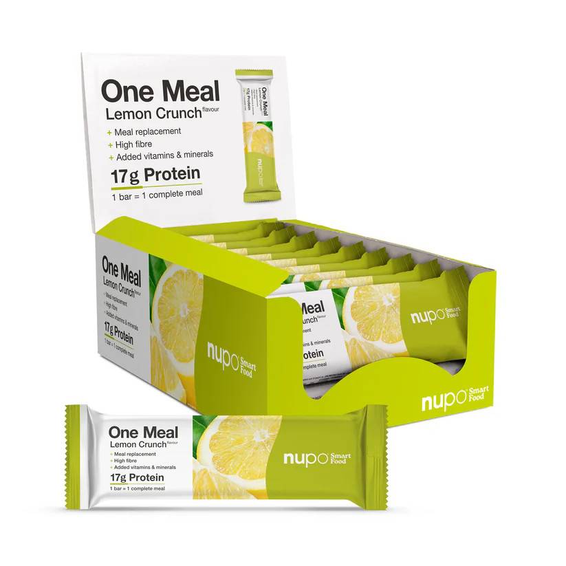 Nupo One Meal Bar Lemon Crunch, 15 måltider.