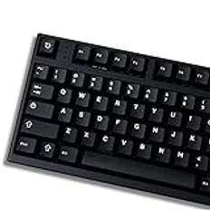 Svarta WOB-tangenter Doubleshot körsbärsprofil 121 tangenter anpassade minimalistiska tangenter set för 60 % 65 % 70 % 75 % 100 % Cherry MX Gateron brytare mekaniska tangentbord