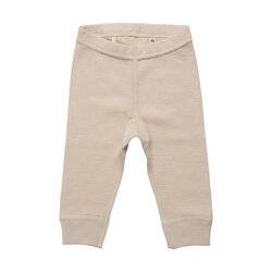 BeKids Uld Leggings - Solid - Sandshell Melange 100
