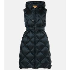 Prada Leather wrap coat - black - XXS