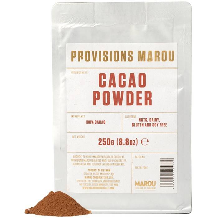 Marou Kakaopulver Refillpåse 250g