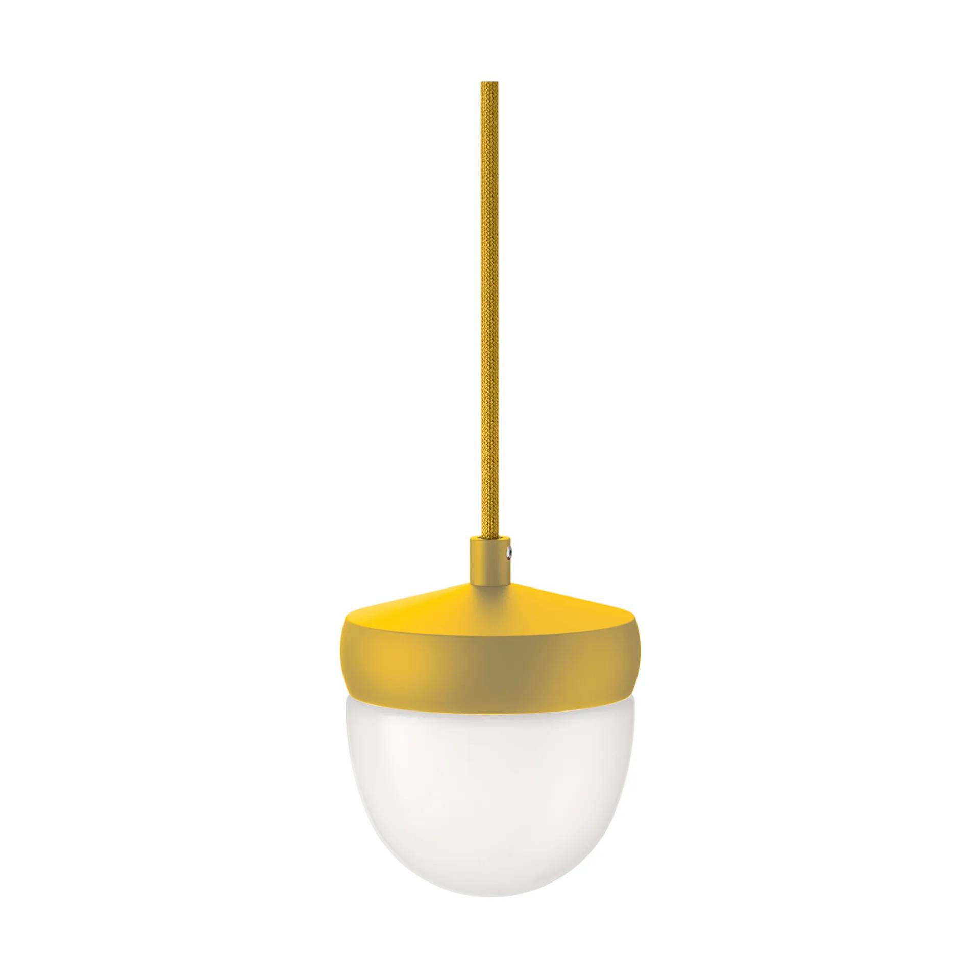 Noon Pan pendel frostad 10 cm Guldgul-svavelgul