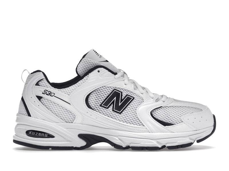 New Balance 530 White Black Details - 46.5