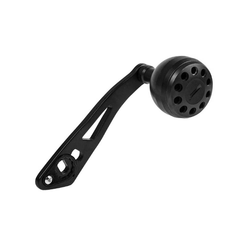Cast Fishing Reel Handle Replacement Hollow Metal Knob for Baitcasting Reel Fishing Accessories Sea Fishing Black