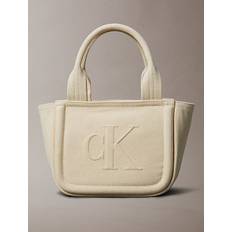 Mini Canvas Tote Bag - Beige - One Size
