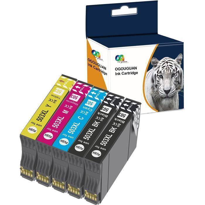 Bläckpatroner - 503XL - Kompatibel Epson - 5-pack - Hög kapacitet - Flerfärg