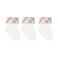 Burberry Kids Baby set of 3 cotton-blend socks