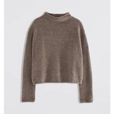 Filippa K Mika Yak Funnelneck Sweater Stickat Dam Brun XS