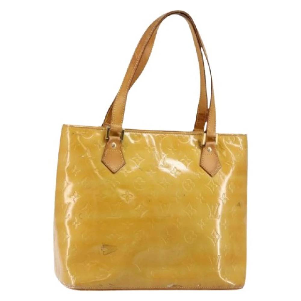 Louis Vuitton Vintage Pre-owned Læder Tote Taske - Vintage - Dame - Gul - ONE SIZE - Læder