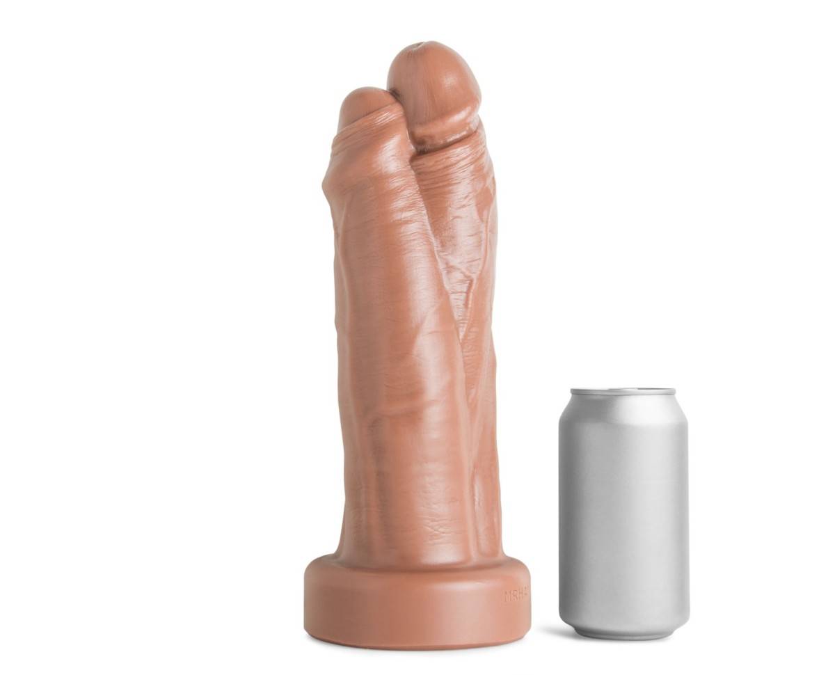 Mr. Hankey’s Toys Three Amigos XL, premium silicone dildo with Vac-U-Lock 30.5 x 9–10.2 cm.