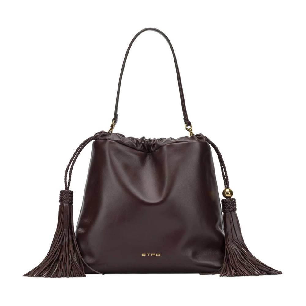 Etro Kalispera Medium Håndtaske - Tasker - Dame - Brun - ONE SIZE - Uld