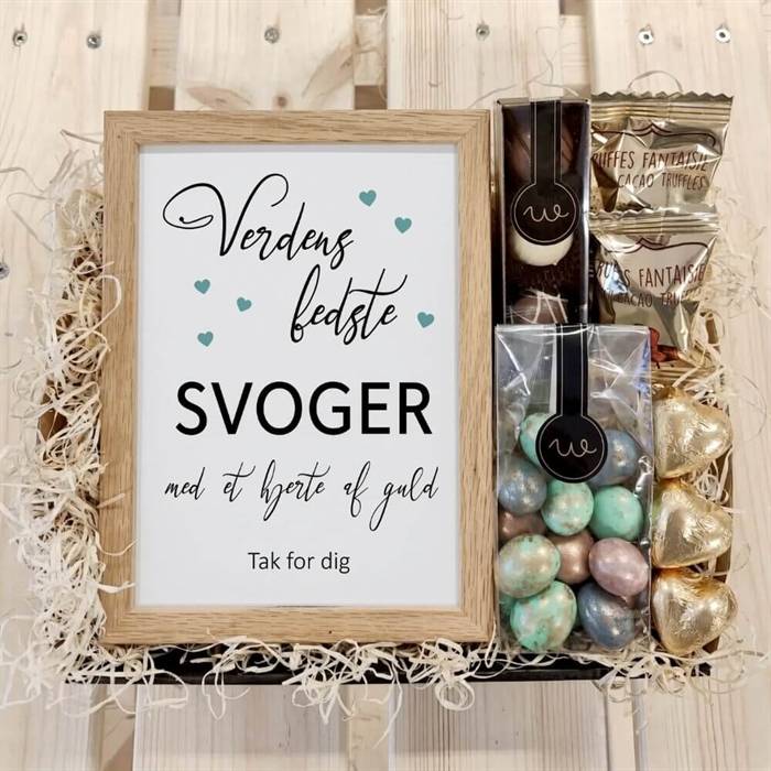 Verdens bedste svoger gavekurv