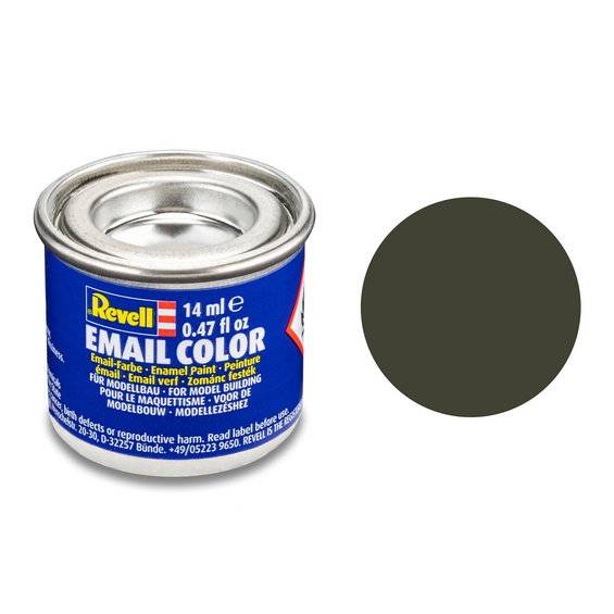 Revell hobbyfärg 14 ml - 42 Olive yellow / mat - Grön