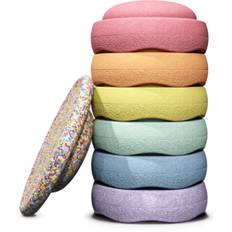 Stapelsten Stapelstein Rainbow Pastel Bundle 6+1