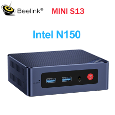 Beelink Mini S13 Mini-PC, Intel Twin Lake-N150 (Upgrade N100), bis zu 3,6 GHz, 16 GB DDR4 500GB SSD,